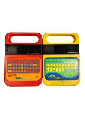 VTG 80s Texas Instruments Speak & Spell + Speak & Read LOT 1980